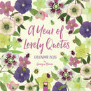 A Year of Lovely Quotes Wall Calendar 2026 (Art Calendar)-9781835623305