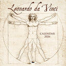Leonardo da Vinci Wall Calendar 2026 (Art Calendar)-9781835623343