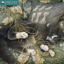 Ivory Cats by Lesley Anne Ivory Wall Calendar 2026 (Art Calendar)-9781835623534