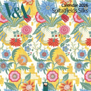 V&A: Spitalfields Silks Wall Calendar 2026 (Art Calendar)-9781835623824