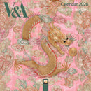 V&A: Chinese Textiles Mini Wall Calendar 2026 (Art Calendar)-9781835624241