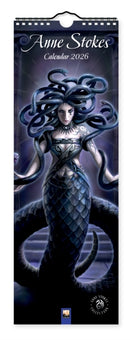 Anne Stokes Slim Calendar 2026 (Art Calendar)-9781835624432