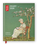 British Library: Children's Illustrators 2026 Desk Diary Planner - Week to View, Illustrated throughout-9781835624586