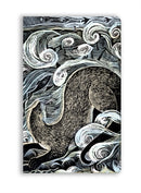 Angela Harding: Shetland Otter, Shetland Sea (Soft Touch Journal)-9781835625859