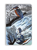 Angela Harding: Suffolk Kingfishers (Soft Touch Journal)-9781835625866