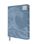 Katsushika Hokusai: Great Wave Artisan Art Blank Notebook (Flame Tree Journals)-9781835627235