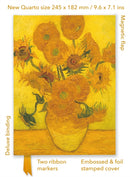 Vincent van Gogh: Sunflowers (Foiled Quarto Journal)-9781835627396