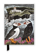 Angela Harding: Fair Isle Puffins (Foiled Journal)-9781835628218