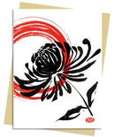 Sumi Flowers: Crysanthemum Greeting Card Pack : Pack of 6-9781835628812