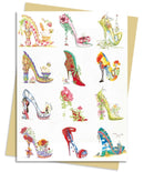 Sally King Design: The Art of the Shoe Greeting Card Pack : Pack of 6-9781835628829