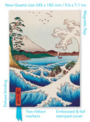 Utagawa Hiroshige: Sea at Satta (Foiled Quarto Journal)-9781835628867