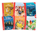 Jolly Phonics Folktales Red Readers (Level 1) Complete Set (1-6) : in Precursive Letters (British English edition)-9781835821381