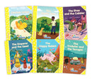 Jolly Phonics Folktales Yellow Readers (Level 2) Complete Set (1-6) : in Precursive Letters (British English edition)-9781835821527