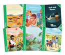 Jolly Phonics Folktales Green Readers (Level 3) Complete Set (1-6) : in Precursive Letters (British English edition)-9781835821664