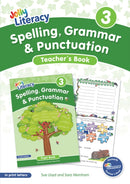 Spelling, Grammar & Punctuation Teacher's Book 3 : In Print Letters (British English edition)-9781835822159