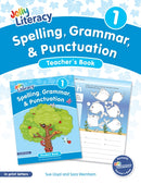 Spelling, Grammar, & Punctuation Teacher's Book 1 : In Print Letters (American English edition)-9781835822197