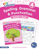 Spelling, Grammar, & Punctuation Teacher's Book 4 : In Print Letters (American English edition)-9781835822227
