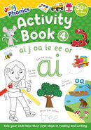 Jolly Phonics Activity Book 4 : in Precursive Letters (British English edition)-9781835823682