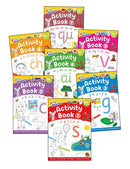Jolly Phonics Activity Books 1-7 : in Precursive Letters (British English edition)-9781835823729