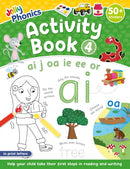 Jolly Phonics Activity Book 4 : in Print Letters (American English edition)-9781835823767