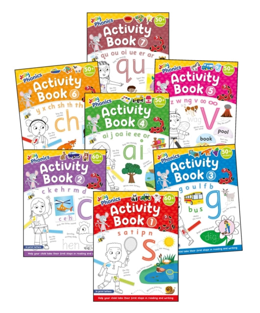 Jolly Phonics Activity Books 1-7