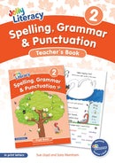 Spelling, Grammar & Punctuation Teacher's Book 2 : In Print Letters (British English edition)-9781835823941