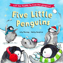 Five Little Penguins : A lift-the-flap Christmas picture book-9781835872246