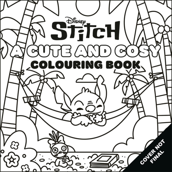 Disney Stitch: A Cute and Cosy Colouring Book-9781835874363