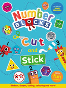 Numberblocks Cut and Stick book