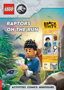 LEGO® Jurassic World™: Raptors on the Run Activity Book (with Kenji minifigure, baby raptor and accessories)