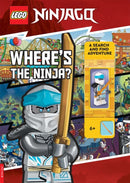 LEGOr NINJAGOr: Where's the Ninja? A Search and Find Adventure (with Zane minifigure)-9781837250325