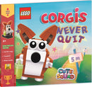 LEGOr Books: Cute Squad: Corgis Never Quit (with corgi mini-build and over 55 LEGOr elements)-9781837250332