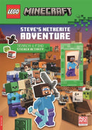 LEGO® Minecraft™: Steve’s Netherite Adventure Search & Find Sticker Activity (with Steve minifigure and sword)