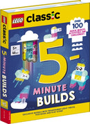LEGOr Classic: 5-Minute Builds (with clear LEGO pieces, fold-out play scene and over 100 activities and challenges)-9781837250851