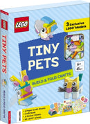 LEGOr  Books. Tiny Pets: Build and Fold Crafts (with 3 exclusive models, 65 pieces, craft book, craft sheets and stickers)-9781837250868