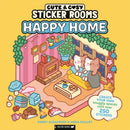Sticker Rooms: Happy Home-9781837251322