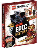LEGO® NINJAGO®: The Epic History (with Kai, Lord Garmadon and Master Wu minifigures and fold-out play scene)