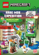LEGO®  Minecraft™: Rare Mob Expedition – Search & Find Sticker Activity Book (with Alex minifigure, endermite, pickaxe and map)