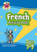 French Activity Book for Ages 7-9 (with Online Audio)-9781837740079
