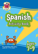 Spanish Activity Book for Ages 7-9 (with Online Audio)-9781837740109