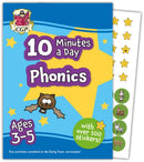 10 Minutes a Day Phonics for Ages 3-5 (with over 100 stickers)-9781837740161