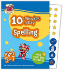 10 Minutes a Day Spelling for Ages 5-7 (with over 100 stickers)-9781837740185