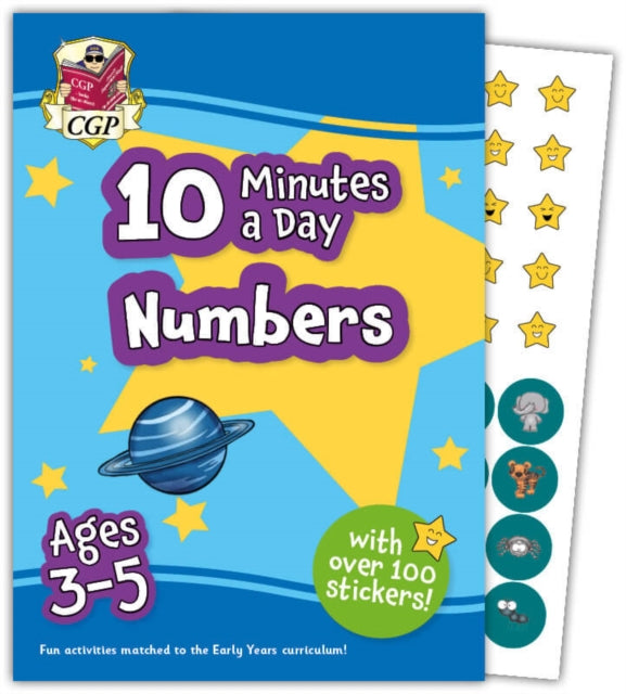 10 Minutes a Day Numbers for Ages 3-5 (with over 100 stickers)