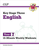 KS3 Year 7 English 10-Minute Weekly Workouts-9781837740482
