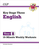 KS3 Year 8 English 10-Minute Weekly Workouts-9781837740499