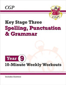 KS3 Year 9 Spelling, Punctuation and Grammar 10-Minute Weekly Workouts-9781837740574