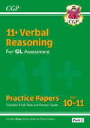 11+ GL Verbal Reasoning Practice Papers: Ages 10-11 - Pack 3 (with Parents'' Guide & Online Edition)