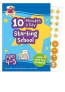New 10 Minutes a Day Starting School for Ages 4-5 (with over 100 stickers)-9781837742172