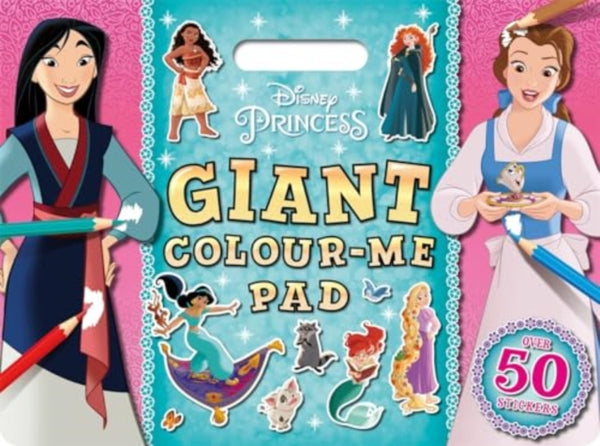 Disney Princess: Giant Colour Me Pad-9781837951109