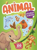 Animal Sticker Scenes-9781837954070